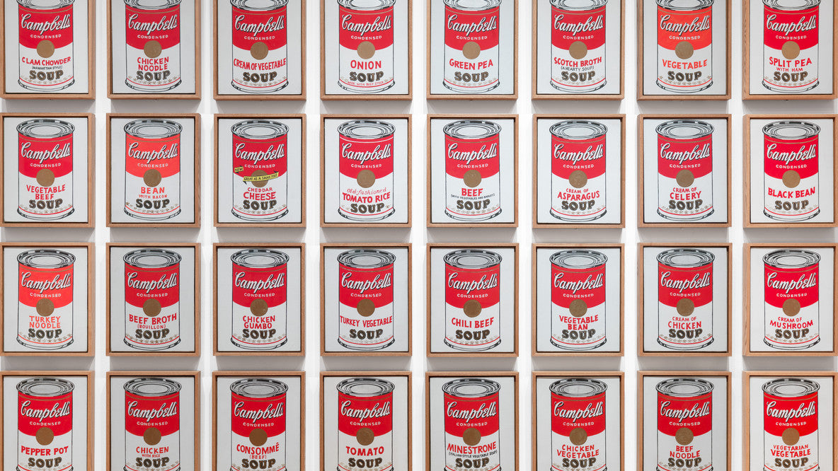 Andy Warhol Soup Can Paint By Number Kit